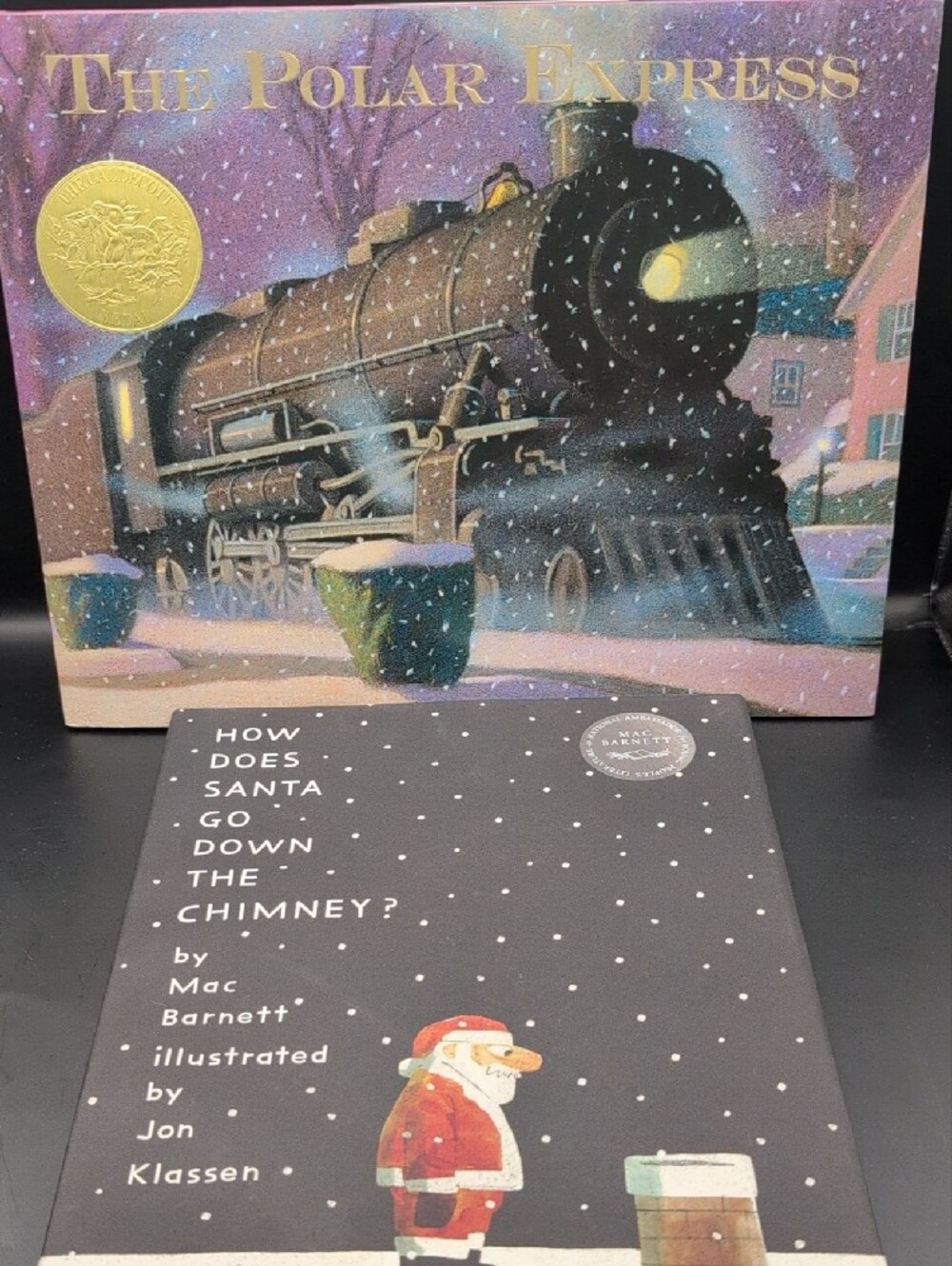 Christmas Book Bundle of 2 Hardcover Books with Jackets